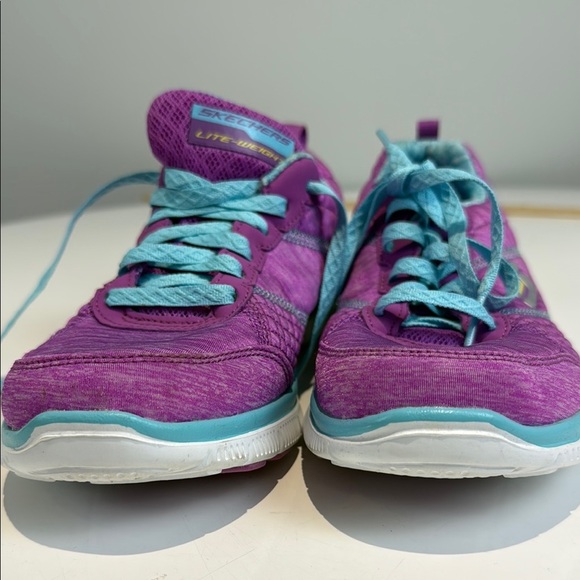 Skechers Memory Foam Lite Weight Dual Lite Lace Up Sneakers Size 10 Women's - Picture 9 of 10